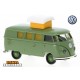 VW T1b Camping-Car vert clair  (Toit déployé) - 1960