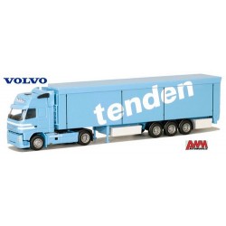 Volvo FH XL 02 + semi-remorque benne à fond mouvant "Tenden" (Norvège)