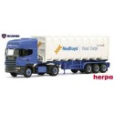 Scania 4er TL + semi-remorque Porte Bulktainer 30' "Nedlloyd Road Cargo"