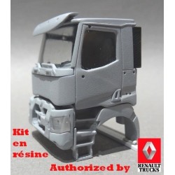 Transkit cabine Renault Truck Gamme K (kit en résine + plaque en photo-découpe)