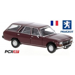 Peugeot 504 Break rouge bordeaux (1978) - Gamme PCX87