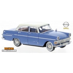 Opel Rekord P2 berline (1960) bleu pigeon à toit ivoire