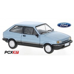 Ford Fiesta MK II Ghia (1985) bleu ciel métallisé - Gamme PCX87