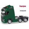 Volvo FH GL '13 Tracteur solo caréné vert mousse avec rampes de feux et gyrophares