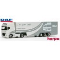 Daf 95 XF SSC + semi-remorque fourgon carénée ""LF - CF - XF - Drive Your Business" (Promotionnel Daf)