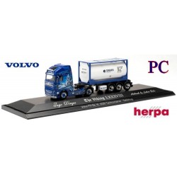Volvo FH XL '20 + semi-remorque Porte container citerne 20' "Ingo Dinges" - PC