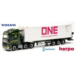 Volvo FH GL' 20  6x2 + semi-remorque Hammar Porte container 40' "One -Ancotrans"