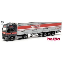 iveco S-way LNG + semi-remorque Ecoflex "Hiller Transport"