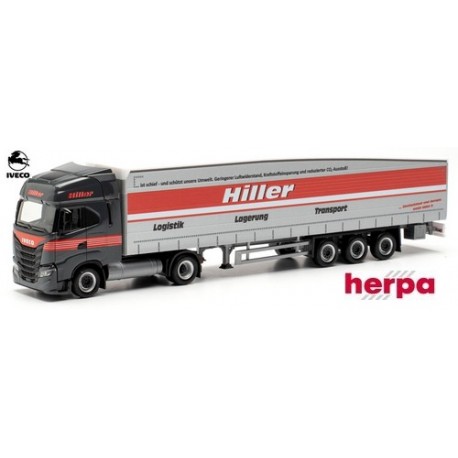 iveco S-way LNG + semi-remorque Ecoflex "Hiller Transport"