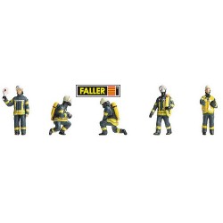 Set de 5 Sapeurs Pompiers modernes en action