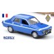 Renault 12 berline (1971) Gordini bleu à bandes blanches