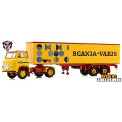 Scania LB 76 + semi-remorque fourgon "Scania Vabis"