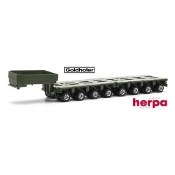 semi-rqe Goldhofer THP 8 essieux (livrée militaire)