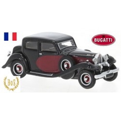 Bugatti Type 57 "Galibier" (1934) rouge et noire - modèle en résine