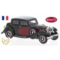 Bugatti Type 57 "Galibier" (1934) rouge et noire - modèle en résine