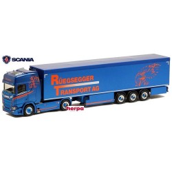 Scania CR  20 HD + semi-remorque benne à fond mouvant "Ruegsegger" (CH)
