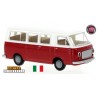 Fiat 238 minibus (1966) rouge et blanc