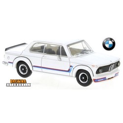 BMW 2002 Turbo (1973) blanche avec bandes bleues et rouges - Gamme PCX87