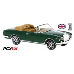 Rolls Royce Corniche cabriolet ouvert (1971) vert british - Gamme PCX87