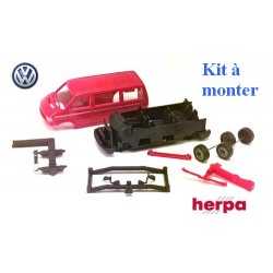 VW T4 Caravelle "Herpa" rouge - kit à monter