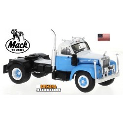 Mack B-61 Tracteur solo 4x2 (1953) bleu et blanc