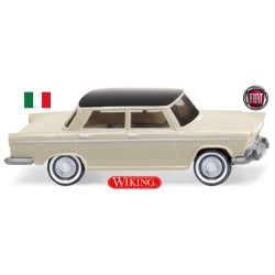 Fiat 1800 berline 1962 blanc crème à toit noir