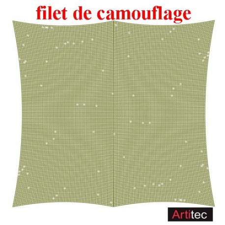 Set de filet de camouflage universel (72 x 68 mm - 0,1 mm épaisseur) - photo-découpe