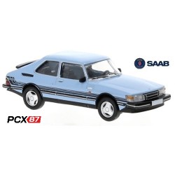 Saab 900 Turbo (1986) bleu ciel à bandes noires - Gamme PCX87