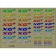 Planche de décalcomanies pour Daf XG+ (différentes tailles et couleurs)