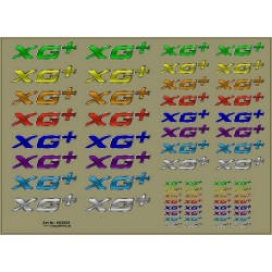 Planche de décalcomanies pour Daf XG+ (différentes tailles et couleurs)