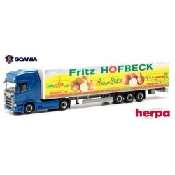 Scania CR 20 HD + semi-remorque fourgon "Fritz Hofbeck"