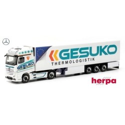 MB Actros Giga '18 + semi-remorque frigorifique "Gesuko Thermologistic"
