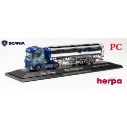 Scania CS 20 HD + semi-remorque citerne Gofa chromée "Ingo Dinges" - PC