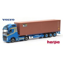 Volvo FH XL 20 + semi-remorque Porte container 40' "Beacon" (Kollmeyer)