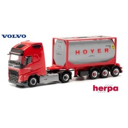 Volvo FH GL 20 + semi-remorque Porte container citerne 20' "Hoyer"