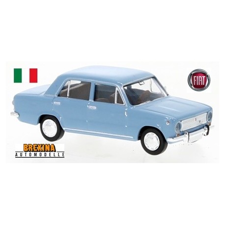Fiat 124 berline (1966) bleu clair