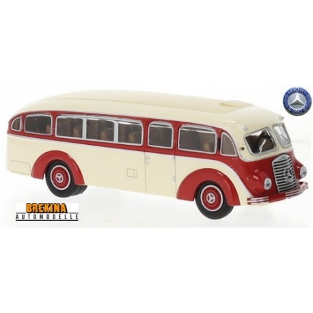 MB LO 3500 autocar (1936) beige clair et rouge