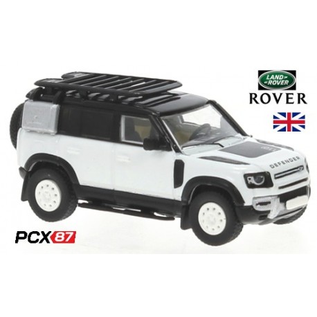 Land Rover Defender 110 (2020) blanc à toit noir - Gamme PCX87