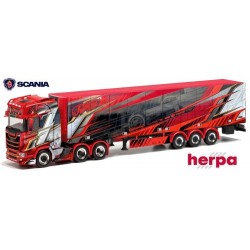 Scania CS 20 HD 6x4 + semi-remorque frigorifique "Ristimaa" (SF)