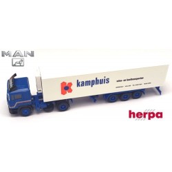 MAN F90 + semi-remorque frigorifique "Kamphuis Transport" (NL)