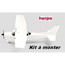 Avion à hélice (kit à monter) - couleur blanche