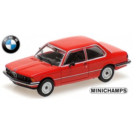 BMW 323i berline 2 portes (Type E21 - 1975) rouge