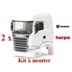 Set de 2 cabines Scania R 13 HL sans déflecteur  - kit à monter