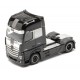 MB Actros Giga' 18 Tracteur solo caréné "Edition 3" noir à bandes grises et noires