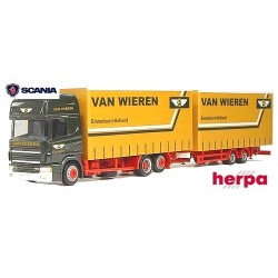 Scania 4er TL camion + remorque Megaliner "Van Wieren" (NL)