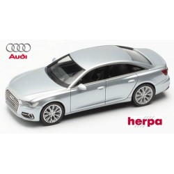Audi A6 (C8 - 2018) berline gris fleuret métallisé