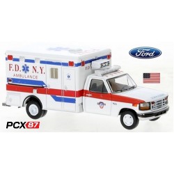 Ford F-350 Horton Ambulance (1997) F.D.N.Y. (Pompiers de New-York) - Gamme PCX87