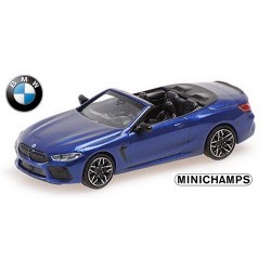 BMW M8 cabriolet (2019) bleu métallisé