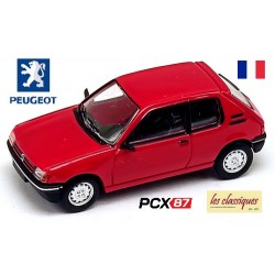 Peugeot 205 XT berline 3 portes (1985) rouge vallelunga - Gamme PCX87