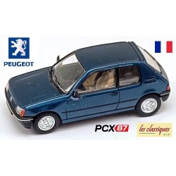 Peugeot 205 XR berline 3 portes (1985) bleu ming - Gamme PCX87
